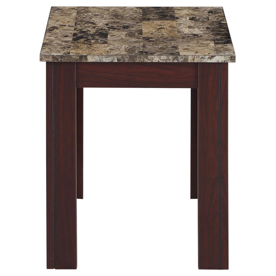 Rhodes Brown 3 Pc Coffee Table Set - MyWaynesHome #