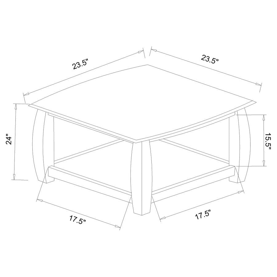 Dixon Brown End Table - MyWaynesHome #