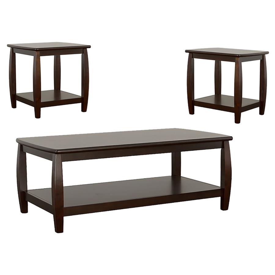 Dixon Brown 3 Pc Coffee Table Set - MyWaynesHome #
