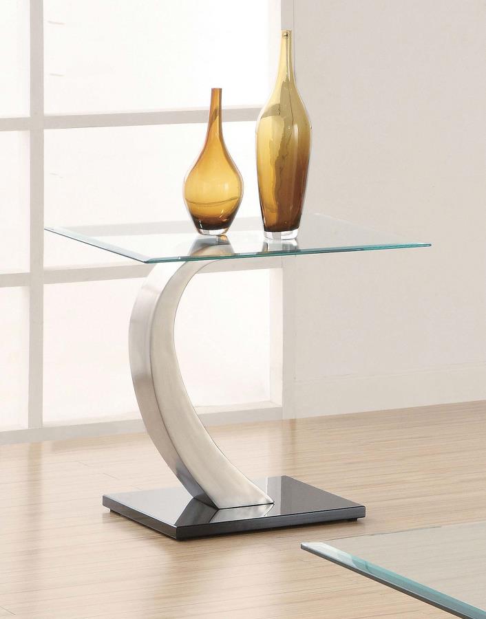 Pruitt Silver End Table - MyWaynesHome #