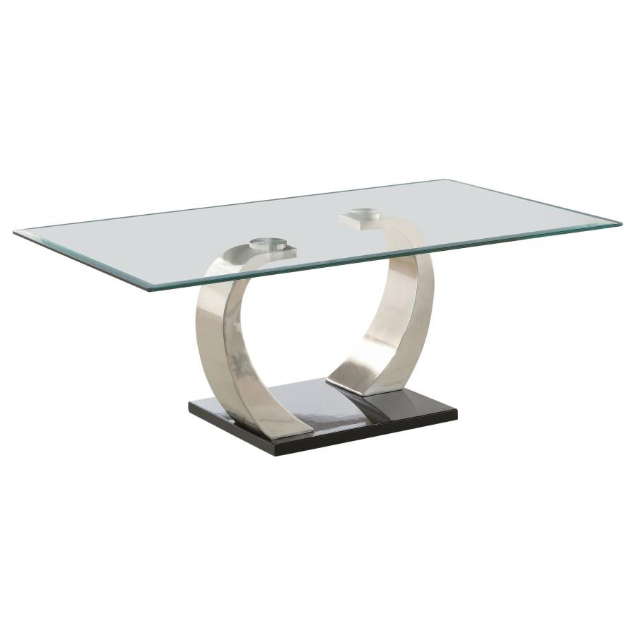 Pruitt Silver Coffee Table - MyWaynesHome #