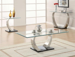 Pruitt Silver Coffee Table - MyWaynesHome #