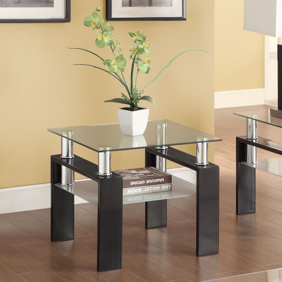 Dyer Black End Table - MyWaynesHome #