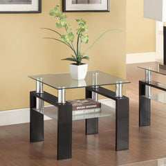 Dyer Black End Table - MyWaynesHome #
