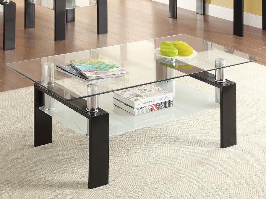 Dyer Black Coffee Table - MyWaynesHome #
