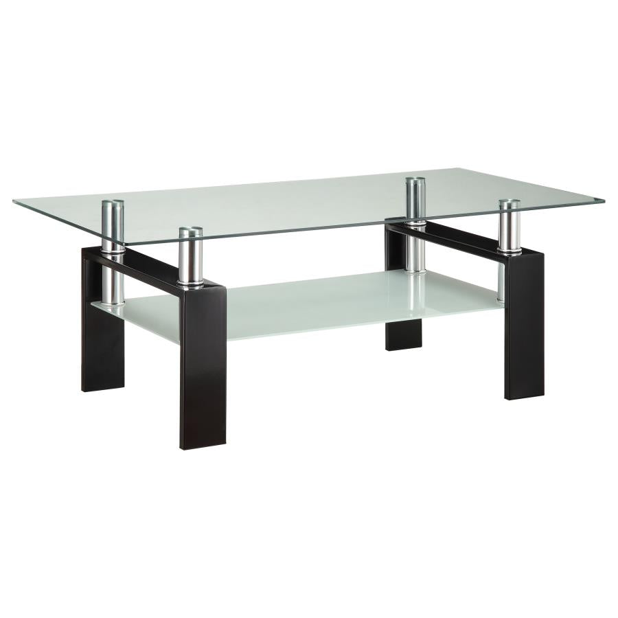 Dyer Black Coffee Table - MyWaynesHome #