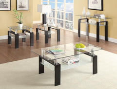 Dyer Black Coffee Table - MyWaynesHome #