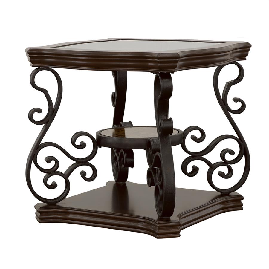 Laney Brown End Table - MyWaynesHome #