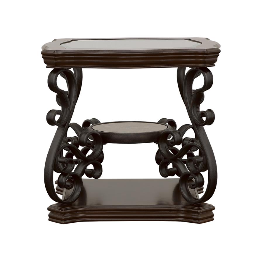 Laney Brown End Table - MyWaynesHome #