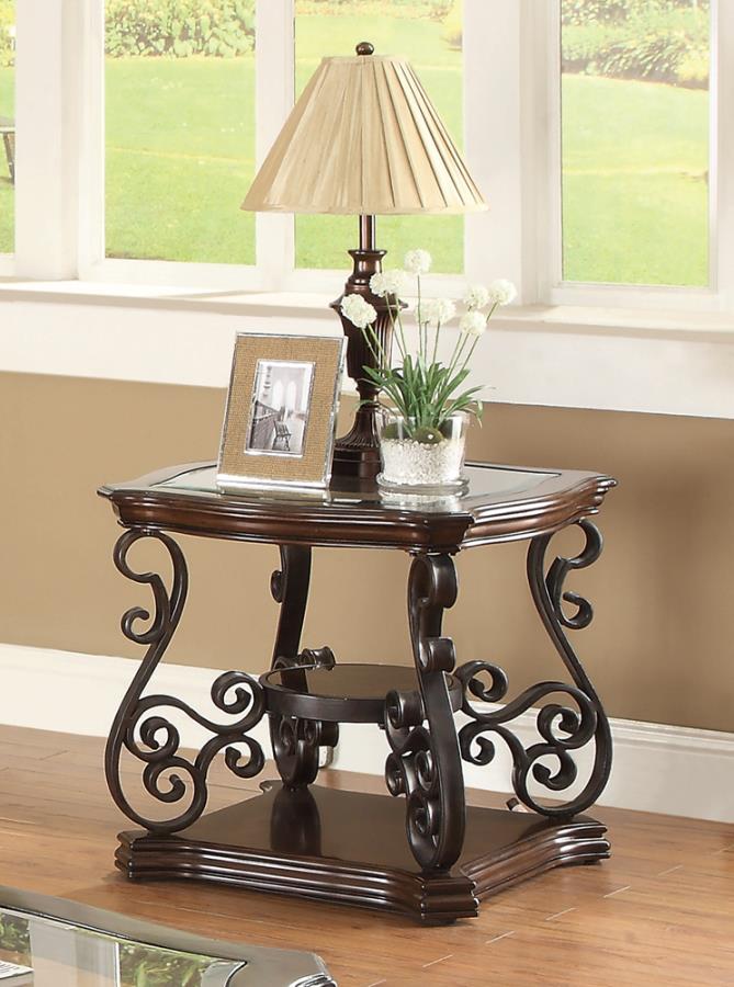 Laney Brown End Table - MyWaynesHome #
