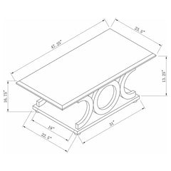 Shelly Brown Coffee Table - MyWaynesHome #