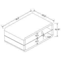 Elana White Coffee Table - MyWaynesHome #