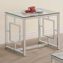 Merced Silver End Table - MyWaynesHome #