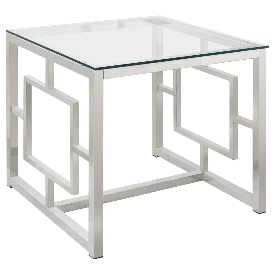 Merced Silver End Table - MyWaynesHome #