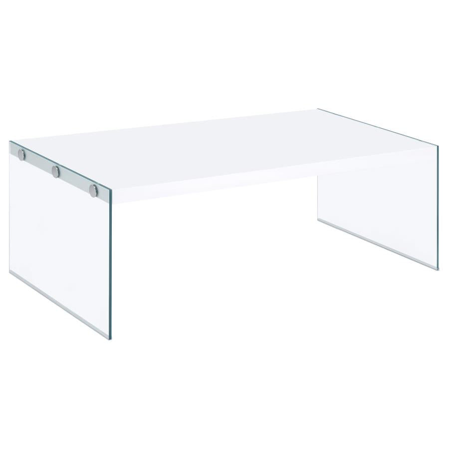 Opal White Coffee Table - MyWaynesHome #