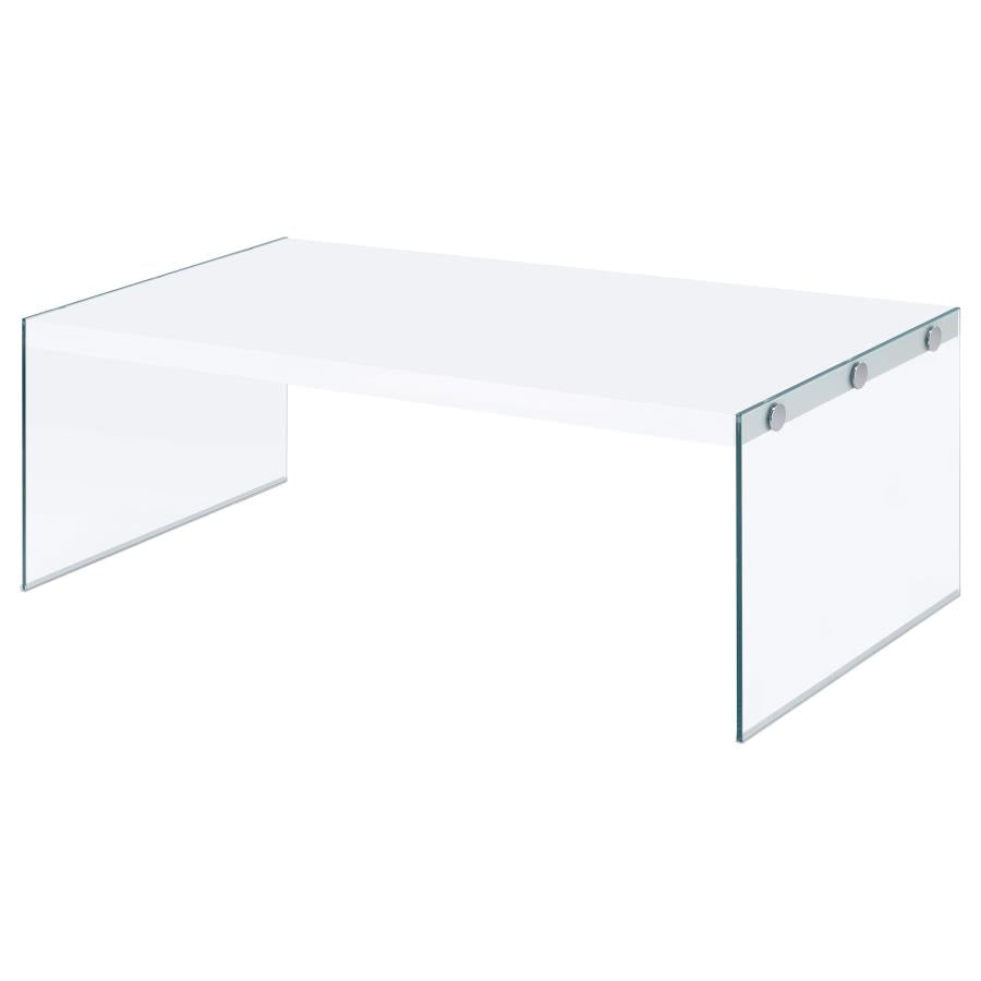 Opal White Coffee Table - MyWaynesHome #