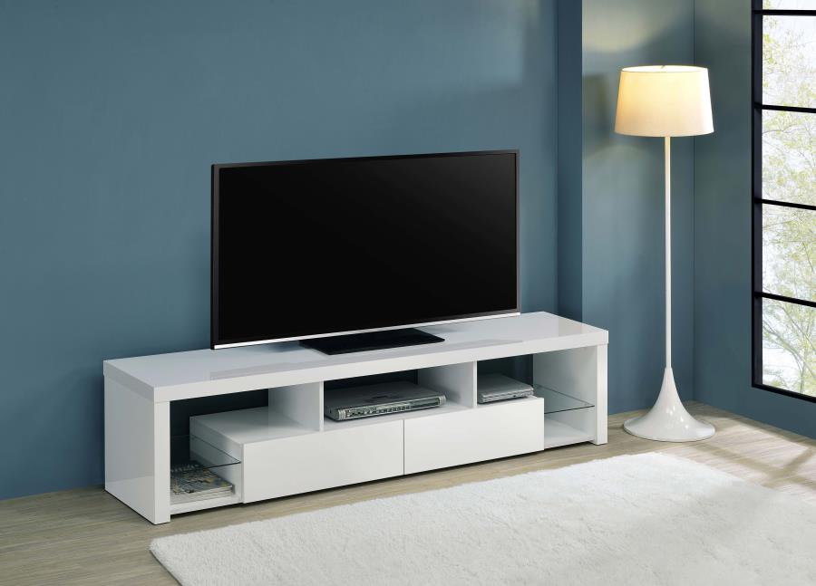 Jude White 71" Tv Stand - MyWaynesHome #