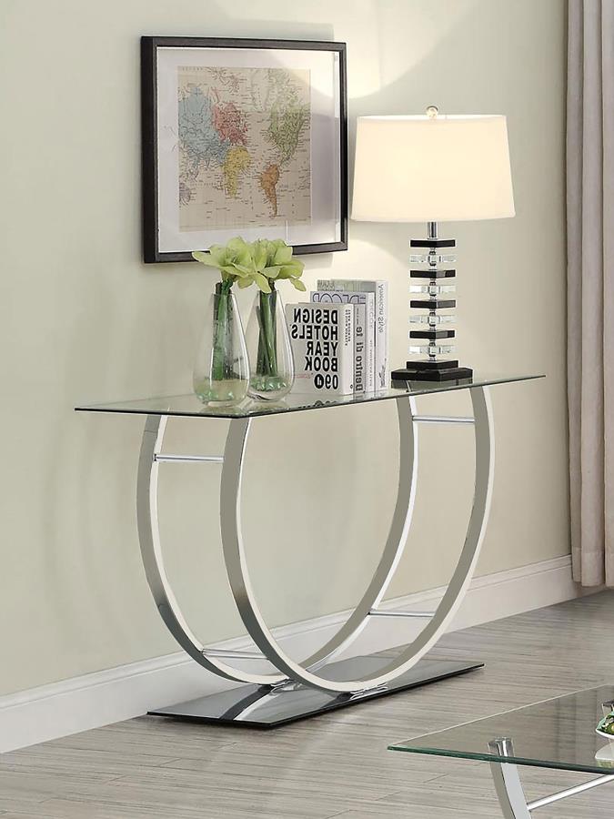 Danville Silver Sofa Table - MyWaynesHome #