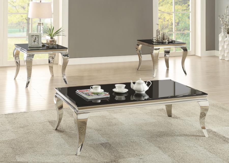 Luna Silver Coffee Table - MyWaynesHome #