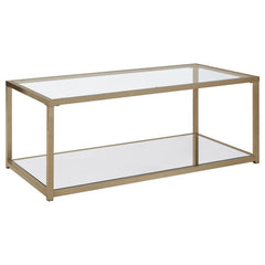 Cora Gold Coffee Table - MyWaynesHome #