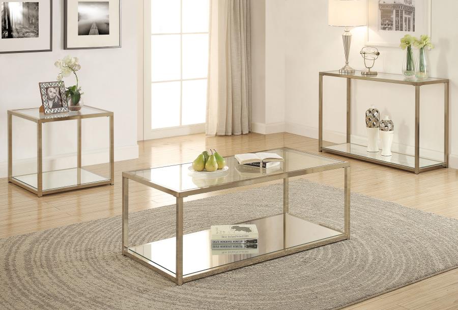 Cora Gold Coffee Table - MyWaynesHome #