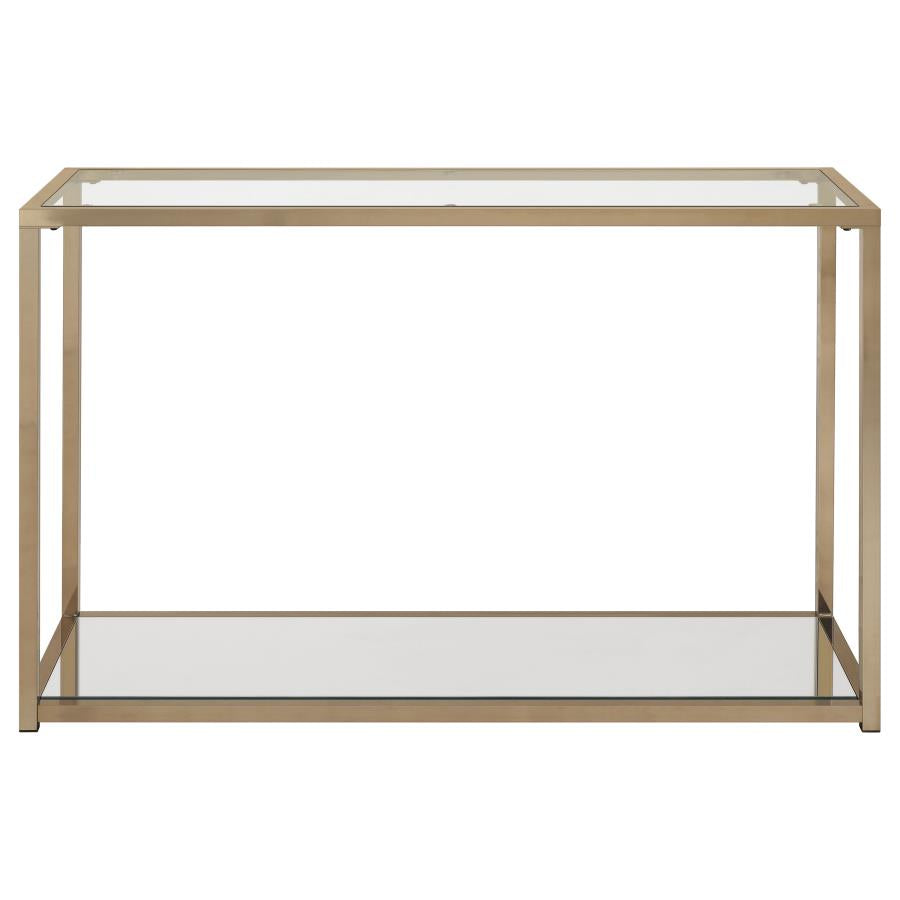Cora Gold Sofa Table - MyWaynesHome #