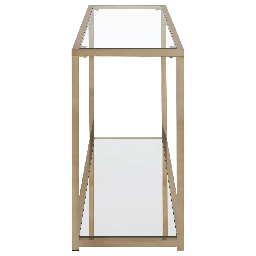 Cora Gold Sofa Table - MyWaynesHome #