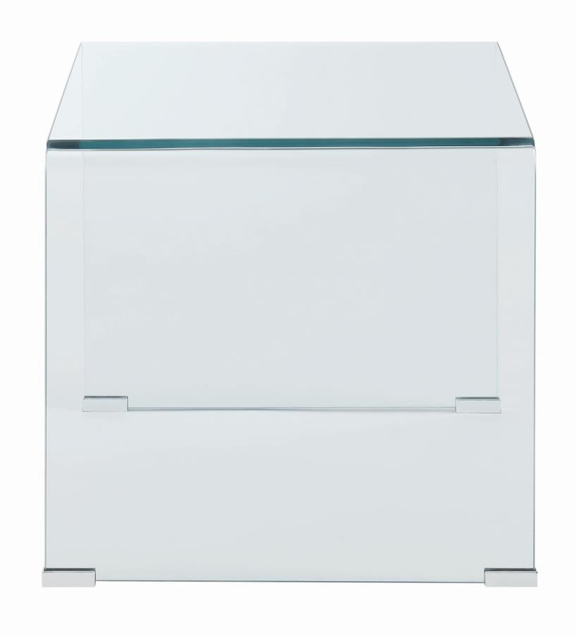 Ripley Clear End Table - MyWaynesHome #