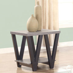 Stevens Grey End Table - MyWaynesHome #