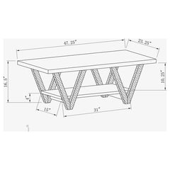 Stevens Grey Coffee Table - MyWaynesHome #