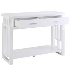 Schmitt White Sofa Table - MyWaynesHome #