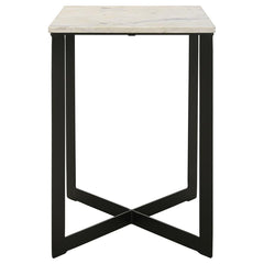 Tobin White End Table - MyWaynesHome #