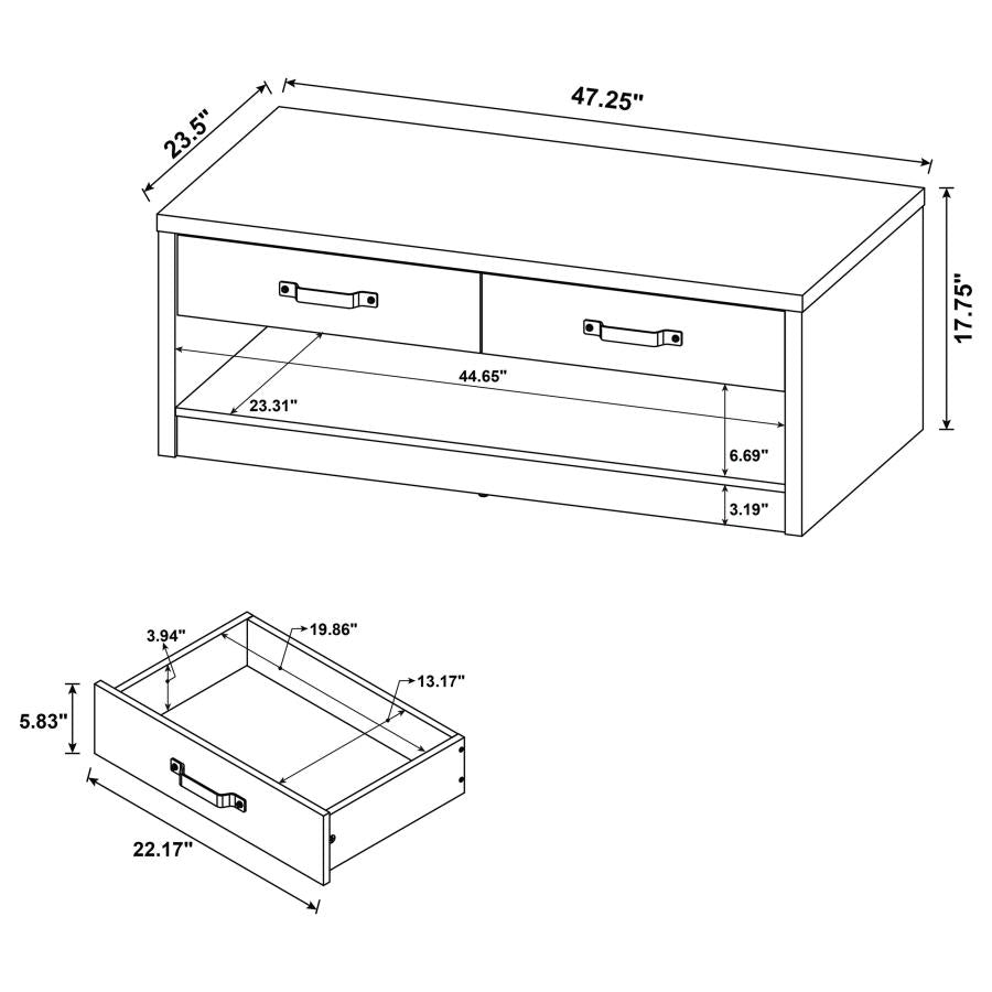 Felix Grey Coffee Table - MyWaynesHome #