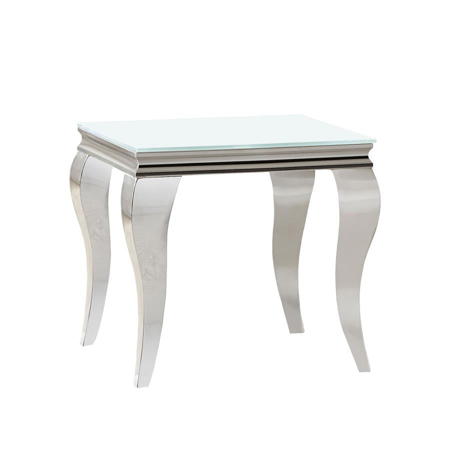 Luna Silver End Table - MyWaynesHome #