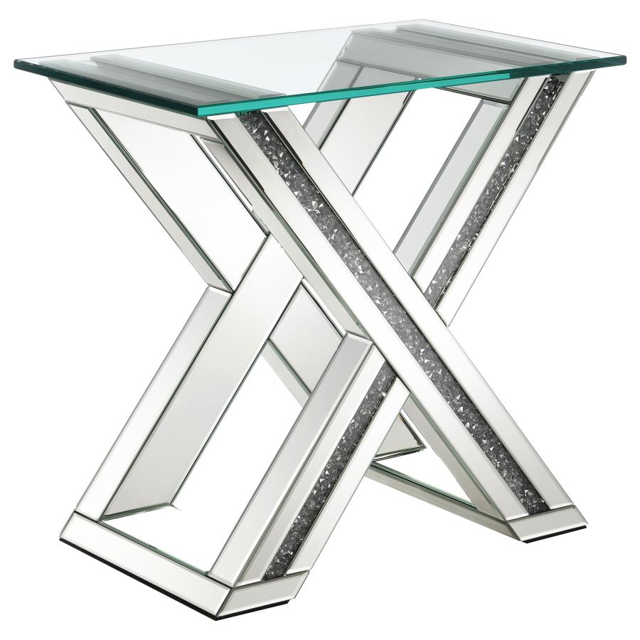 Bonnie Silver End Table - MyWaynesHome #