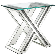 Bonnie Silver End Table - MyWaynesHome #