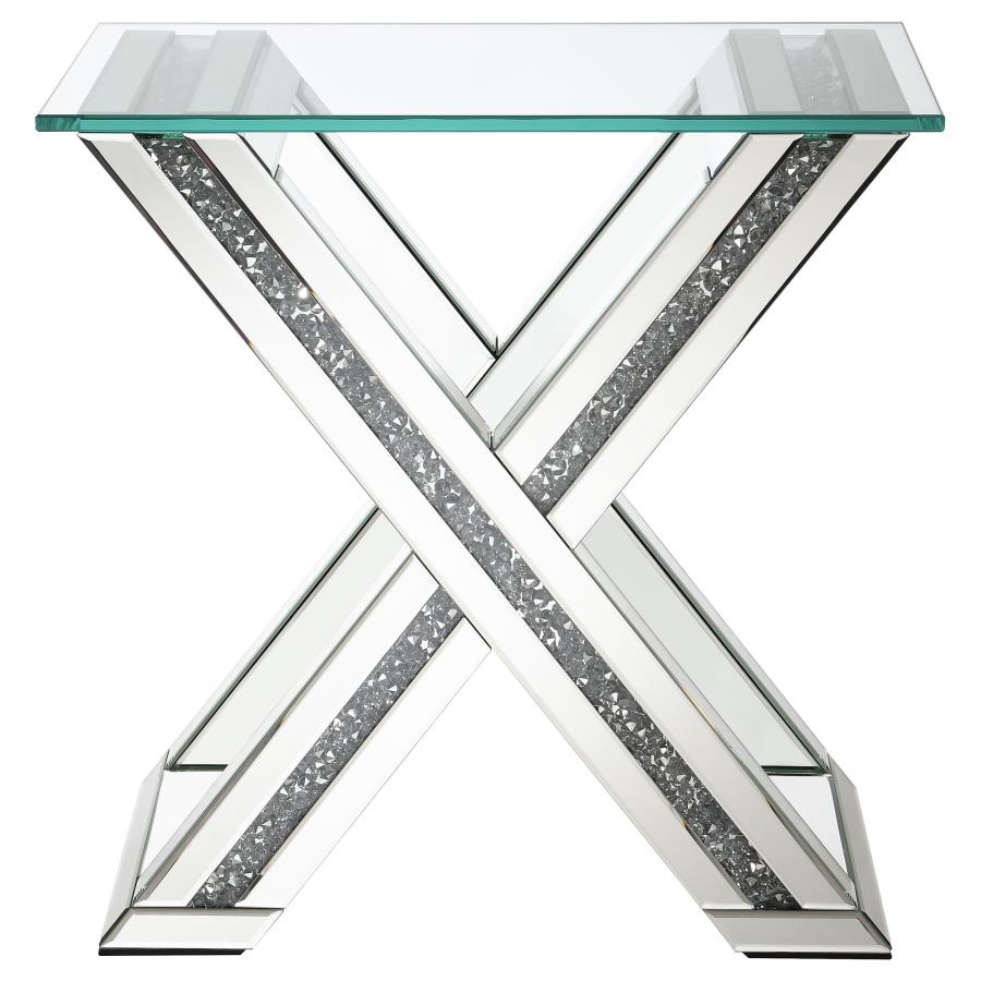 Bonnie Silver End Table - MyWaynesHome #