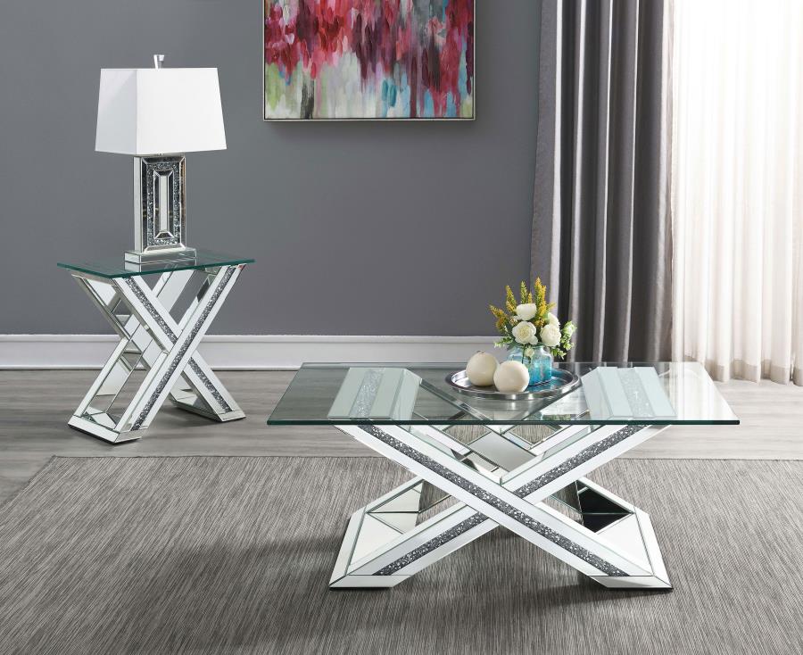 Bonnie Silver End Table - MyWaynesHome #