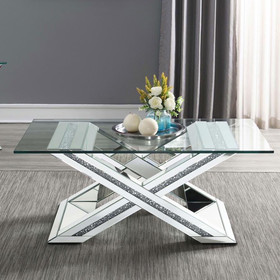 Bonnie Silver Coffee Table - MyWaynesHome #