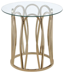 Monett Gold End Table - MyWaynesHome #