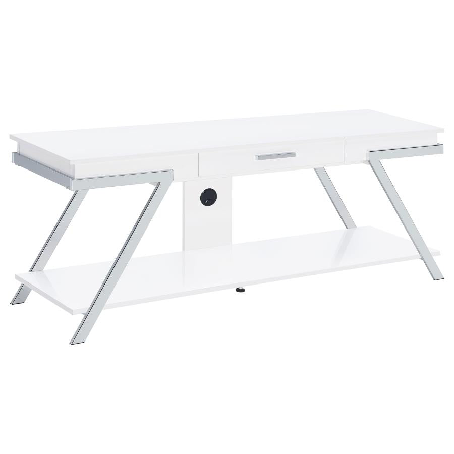 Marcia White 60" Tv Stand - MyWaynesHome #