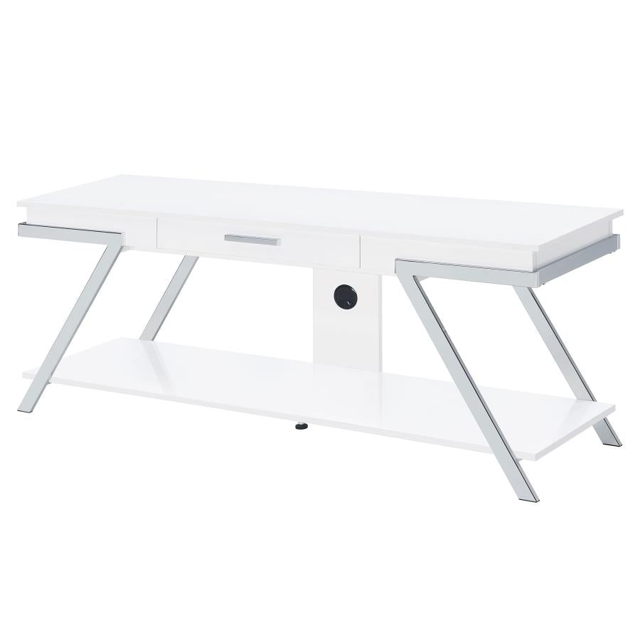 Marcia White 60" Tv Stand - MyWaynesHome #