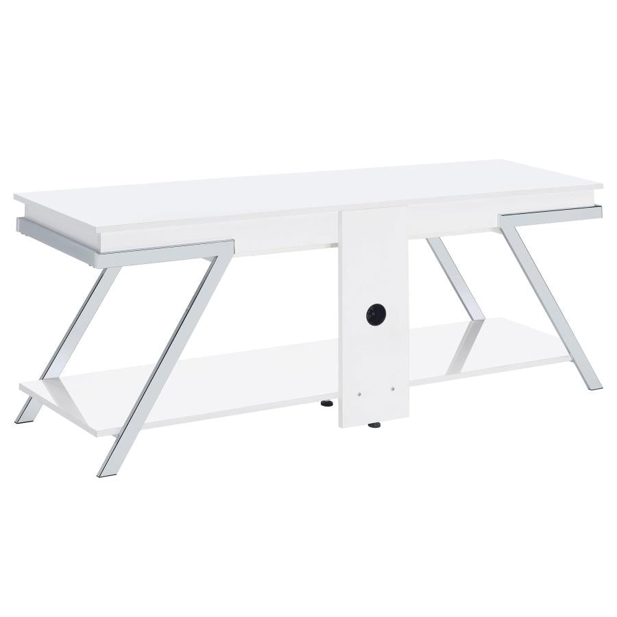 Marcia White 60" Tv Stand - MyWaynesHome #