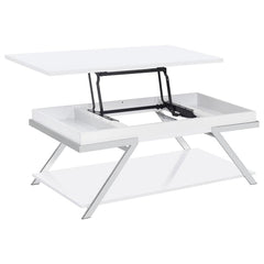 Marcia White Lift Top Coffee Table - MyWaynesHome #