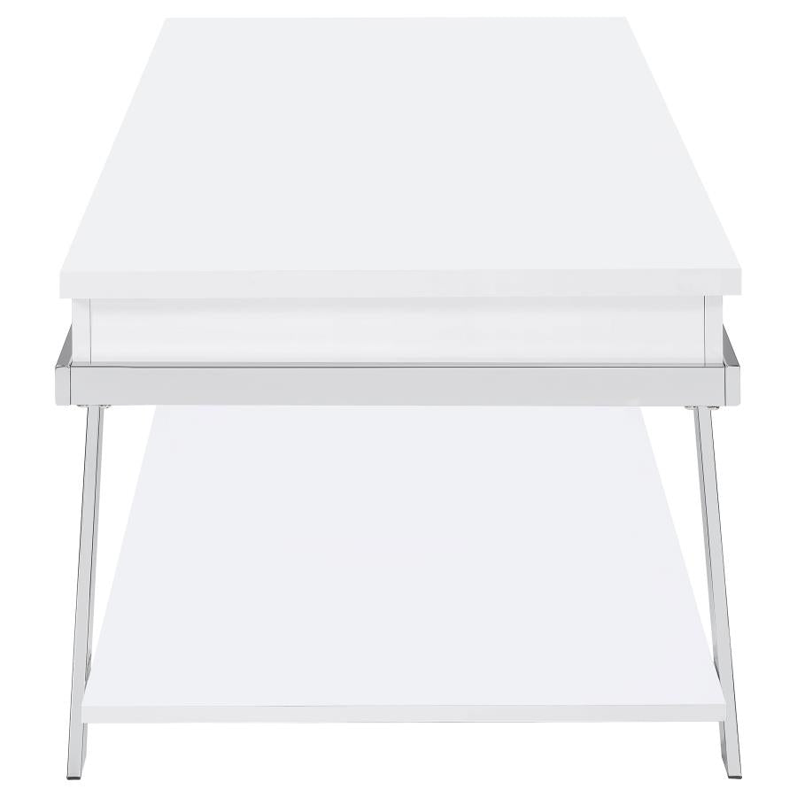 Marcia White Lift Top Coffee Table - MyWaynesHome #