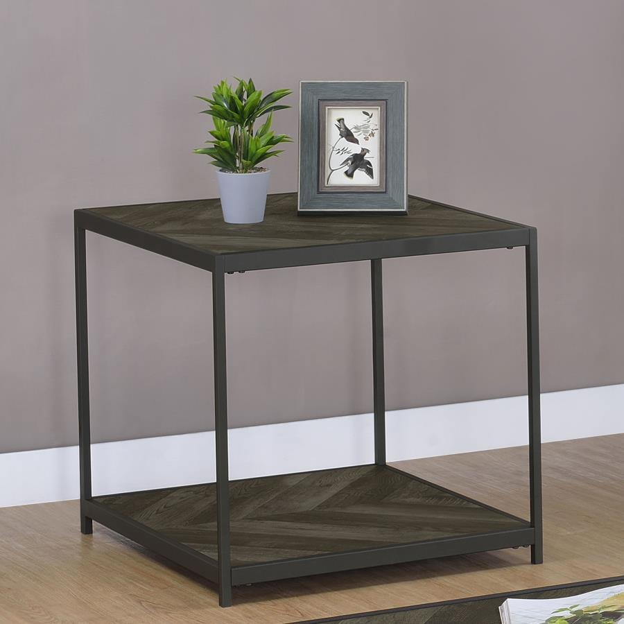 Beckley Grey End Table - MyWaynesHome #