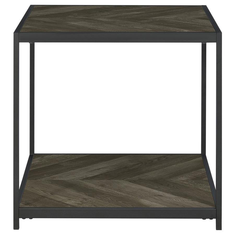 Beckley Grey End Table - MyWaynesHome #