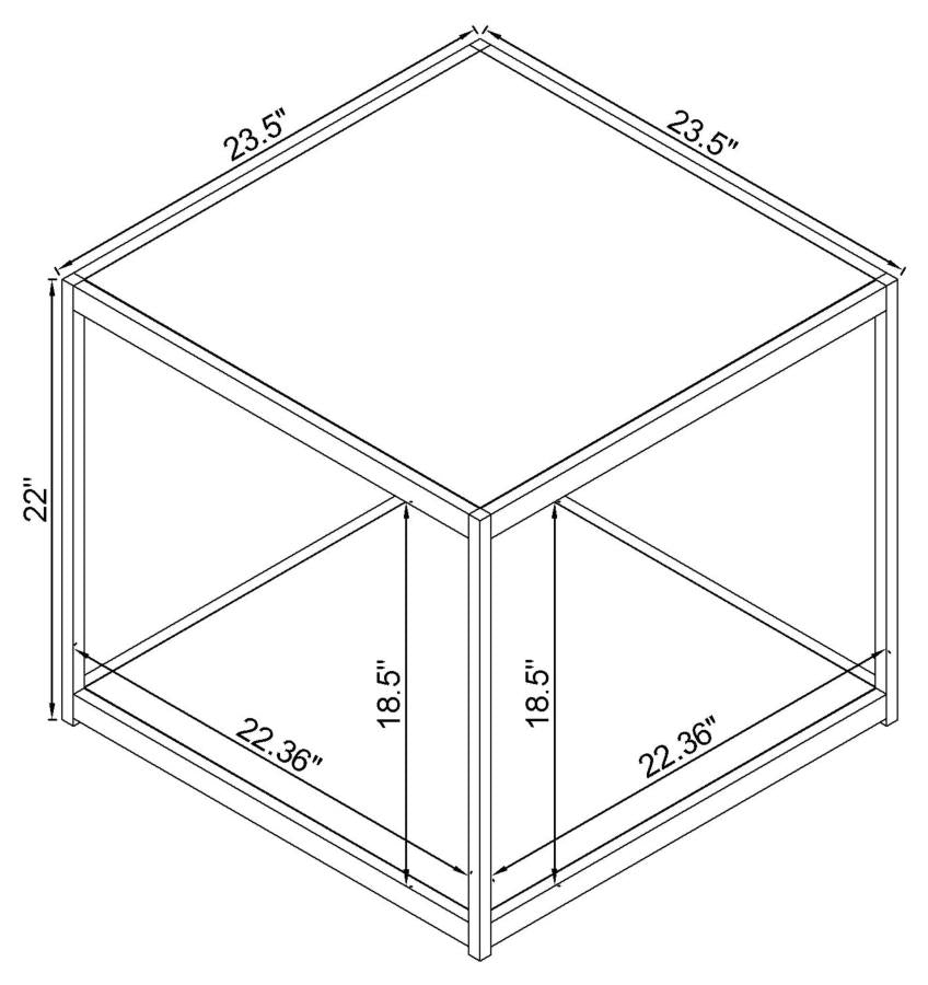 Beckley Grey End Table - MyWaynesHome #