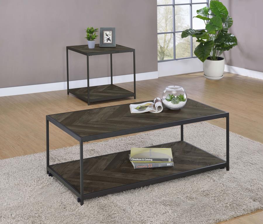 Beckley Grey End Table - MyWaynesHome #