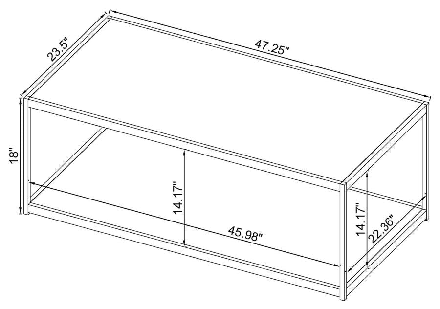Beckley Grey Coffee Table - MyWaynesHome #